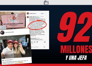 Claudia Hernández y los 92 millones de razones para llamarla “jefa”