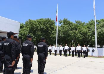Entrega SSPT constancias a egresados del 22 escalón de Medicina Táctica Policial