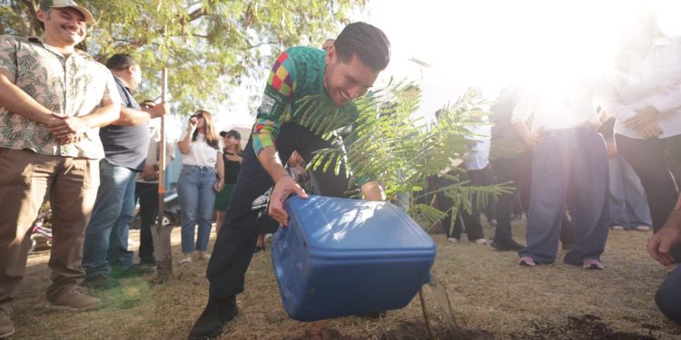 Se suma Beto Granados a la Jornada Nacional de Reforestación en Matamoros
