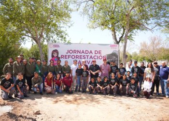 Se suma gobierno de Carmen Lilia Canturosas a Jornada Nacional de Reforestación
