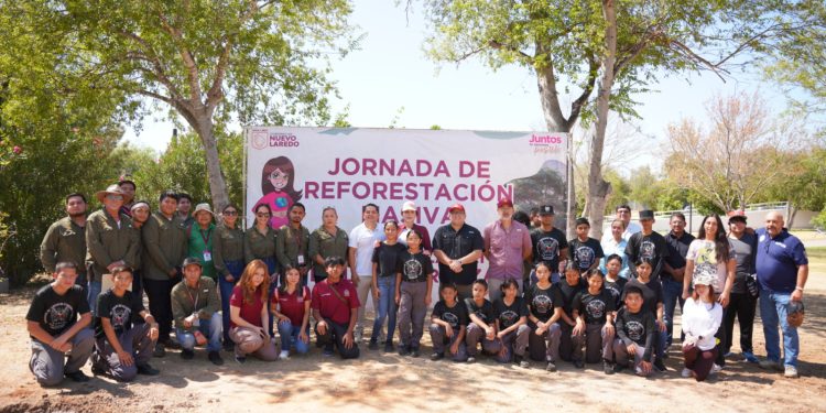 Se suma gobierno de Carmen Lilia Canturosas a Jornada Nacional de Reforestación