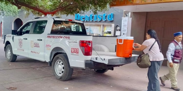 Protección Civil llama a mantener precauciones ante continuidad de altas temperaturas en Nuevo Laredo