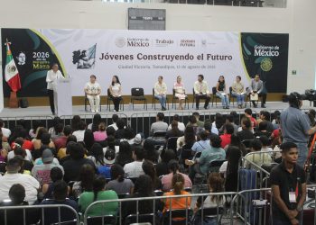 Se reúne Claudia Sheinbaum con jóvenes tamaulipecos: «Son el eje central del presente»