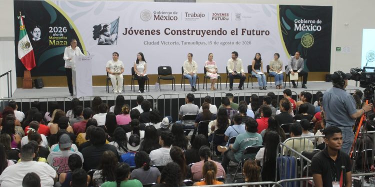 Se reúne Claudia Sheinbaum con jóvenes tamaulipecos: «Son el eje central del presente»