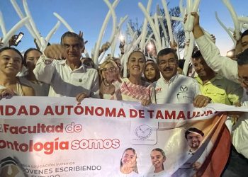 Da la UAT cálida bienvenida a la presidenta Claudia Sheinbaum en el Campus Tampico