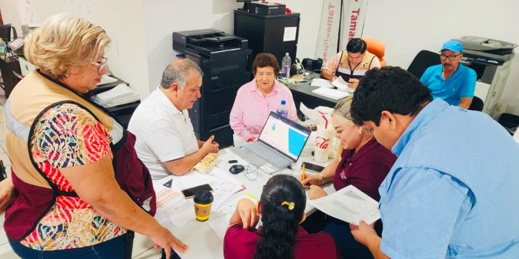 Supervisa SEBIEN entrega de apoyos alimentarios