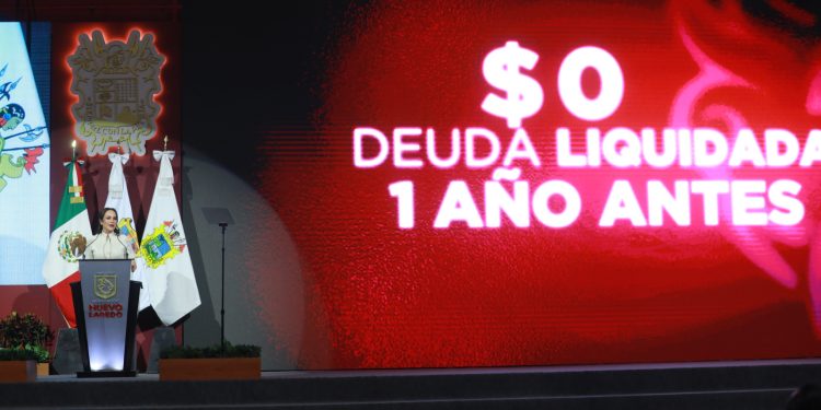 Deuda cero, uno de los grandes resultados del Segundo Informe de Gobierno de Carmen Lilia Canturosas