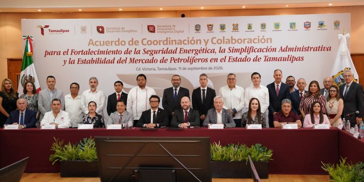 Fortalece Carmen Lilia Canturosas coordinación para garantizar seguridad energética en Tamaulipas