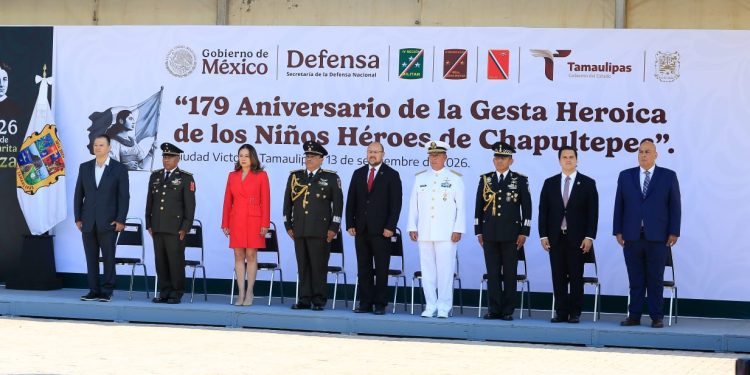 Conmemora Tamaulipas gesta heroica de los Niños Héroes de Chapultepec