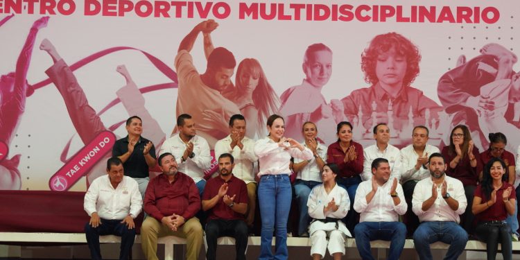 Transforma Carmen Lilia espacio en El Nogal y lo convierte en Centro Deportivo Multidisciplinario