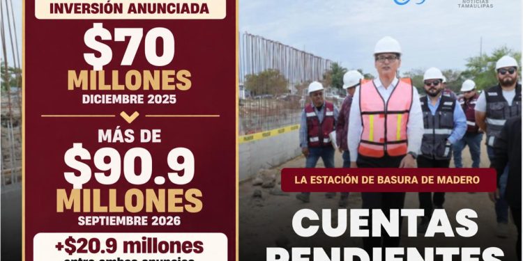 La estación de basura de Erasmo: de 70 a más de 90 millones