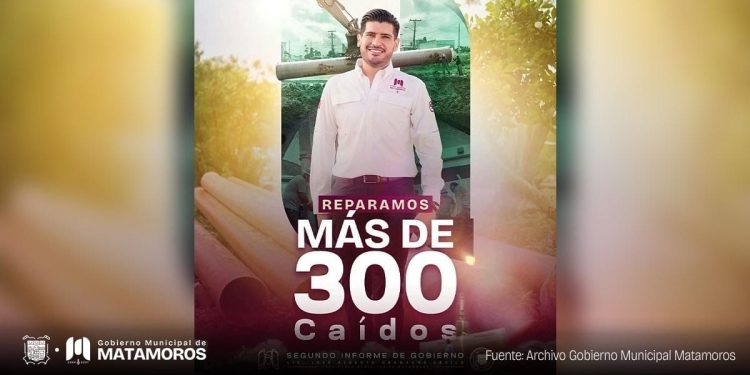 Presidente Municipal supera meta de reparación de caídos y refrenda que los compromisos se cumplen