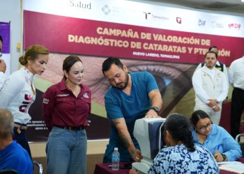 Se une Gobierno de Carmen Lilia Canturosas a campaña de salud visual del Gobierno del Estado en Nuevo Laredo