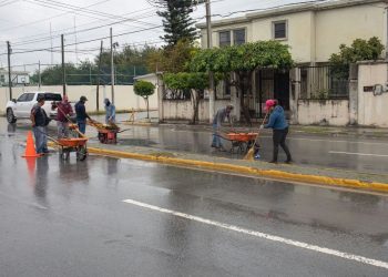 Agiliza Gobierno Municipal de Matamoros el desagüe y limpieza tras intensas lluvias