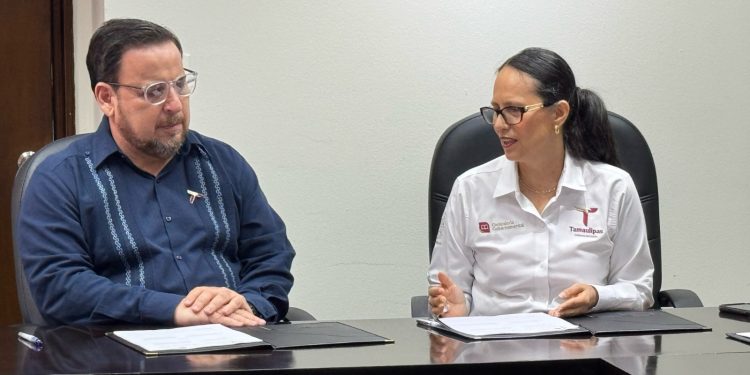Celebran SET y SABG convenio de colaboración por la niñez y juventud tamaulipeca