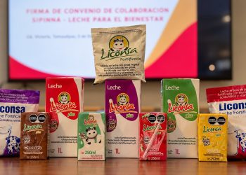 Sellan Leche del Bienestar y SIPINNA compromiso con la niñez en Tamaulipas