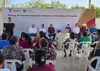 Fortalece el Gobierno de Tamaulipas la seguridad alimentaria con huertos de traspatio