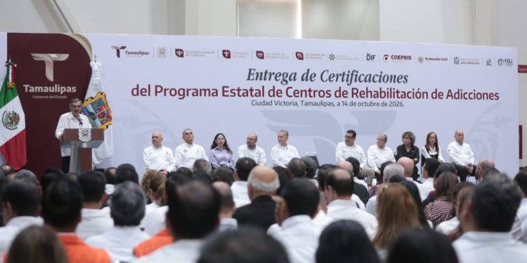 Programa para regularizar Centros de Rehabilitación de Adicciones en Tamaulipas será ejemplo nacional