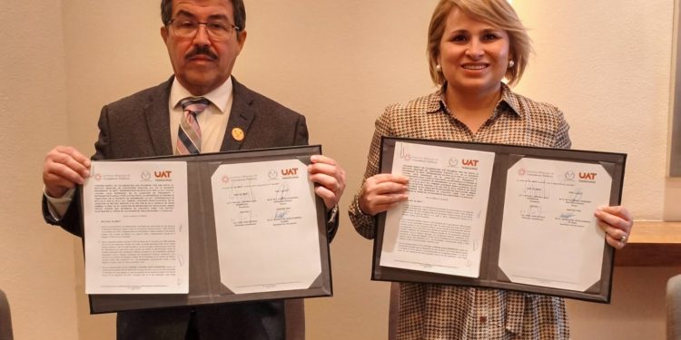 Firma rector de la UAT convenio nacional con el Instituto Mexicano de Contadores Públicos
