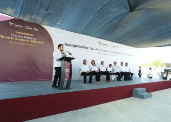 Inauguración de nueva primaria en Nuevo Laredo fortalece educación humanista: Américo