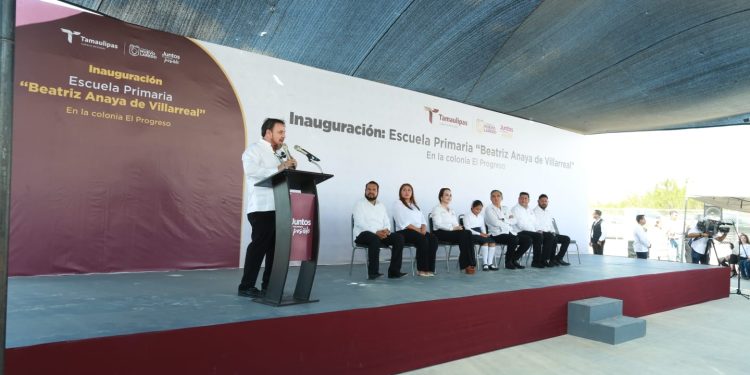 Inauguración de nueva primaria en Nuevo Laredo fortalece educación humanista: Américo
