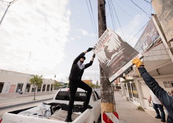 Alcalde José Alberto Granados Fávila retira más de 3 mil 500 anuncios irregulares para reducir la contaminación visual